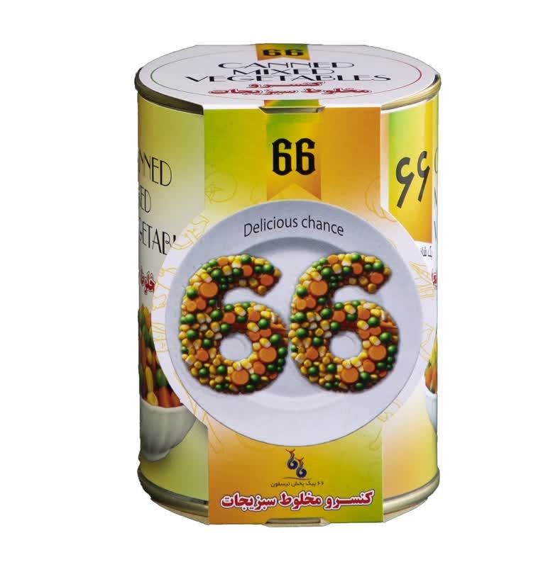 کنسرو مخلوط سبزیجات 66