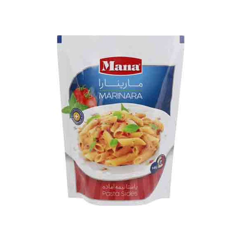 پاستا نیمه آماده مارینارا 145 گرم مانا