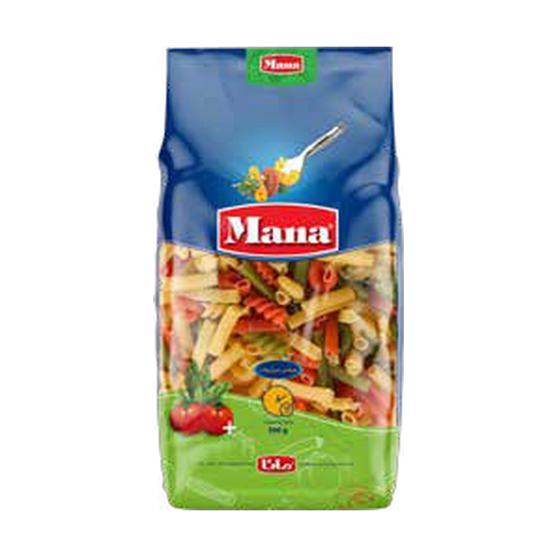 پاستا میکس سبزیجات 500 گرم مانا