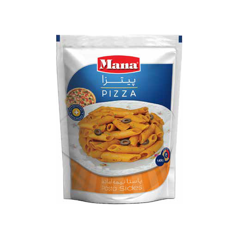 پاستا نیمه آماده پیتزا 145 گرم مانا