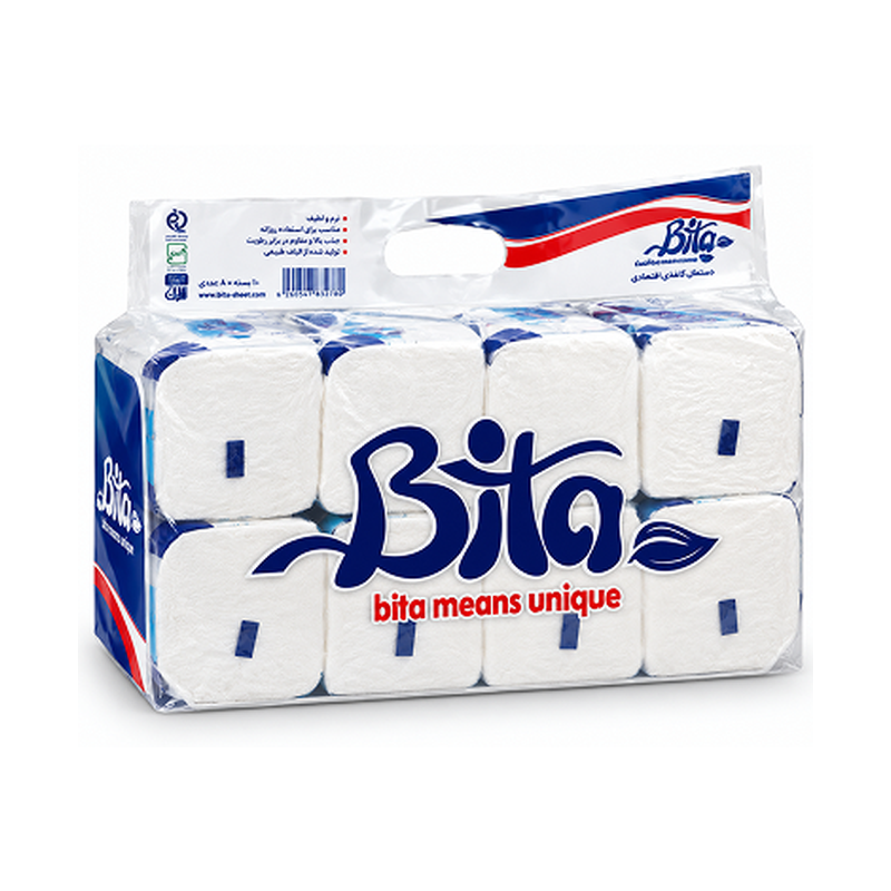 دستمال کاغذی 250برگ دولا اقتصادی (۴×۸) بی تا