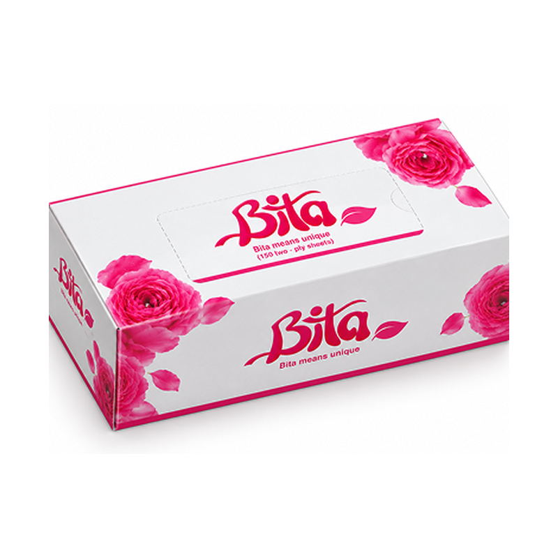 دستمال کاغذی 300 برگ گلدار بی تا